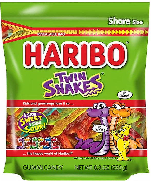 HARIBO Snakes Best multi Flavor Gummy’s